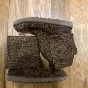 UGG knit boots Womens size 10